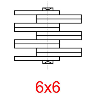 Сочетание пластин - Цепь П-38,1-435-4-3