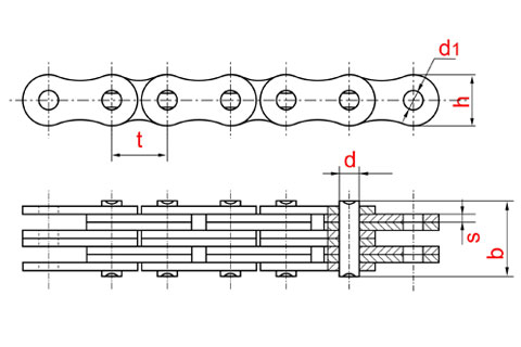 Схема: Цепь П-12,7-20-1-1